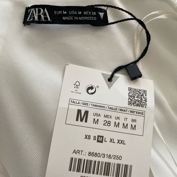 ZARA ruched long sleeve dress- BNWT - Picture 5 of 5